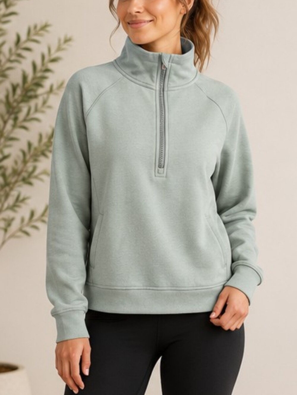 All in Motion Active Comfort 1/2 Zip Pullover Sweatshirt – Size XS NWT